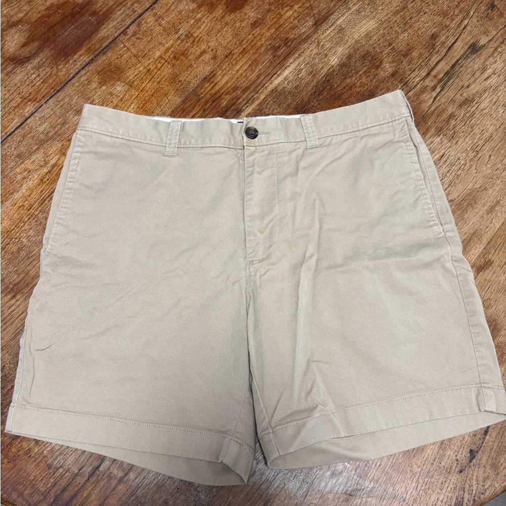 J. Crew Cream and Tan Shorts